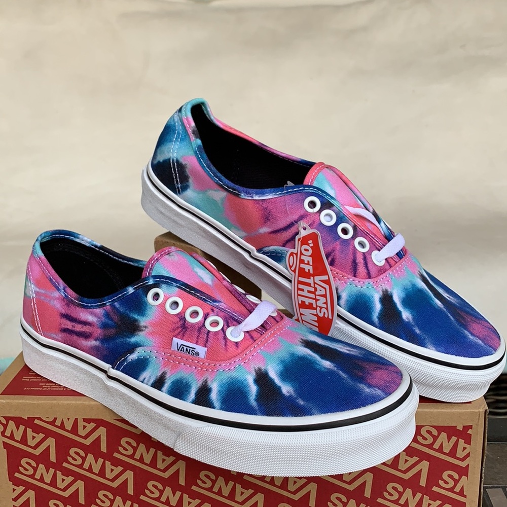 VANS AUTHENTIC TIE DYE MULTI/TRUE WHITE WMNS - Picture 5 of 15
